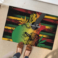 Personalised Reggae Soul Rubber Doormat Sketch Style - Wonder Print Shop