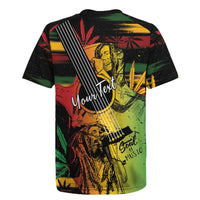 Personalised Reggae Soul Rugby Jersey Sketch Style - Wonder Print Shop