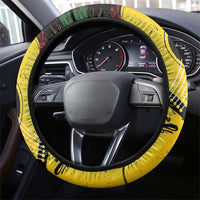Reggae Soul Steering Wheel Cover Sketch Style - Wonder Print Shop