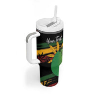 Personalised Reggae Soul Tumbler With Handle Sketch Style - Wonder Print Shop