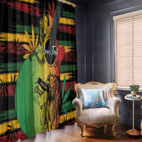 Personalised Reggae Soul Window Curtain Sketch Style - Wonder Print Shop