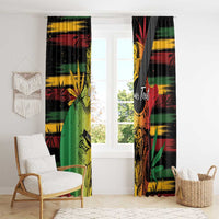 Personalised Reggae Soul Window Curtain Sketch Style - Wonder Print Shop