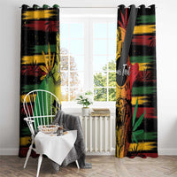 Personalised Reggae Soul Window Curtain Sketch Style - Wonder Print Shop