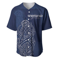 Scotland Rugby Personalized Baseball Jersey Thistle Royal Style