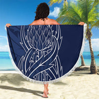 Scotland Rugby Personalized Beach Blanket Thistle Royal Style