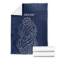 Scotland Rugby Personalized Blanket Thistle Royal Style