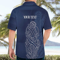Scotland Rugby Personalized Hawaiian Shirt Thistle Royal Style