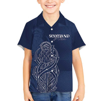 Scotland Rugby Personalized Hawaiian Shirt Thistle Royal Style
