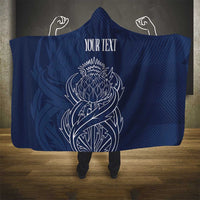 Scotland Rugby Personalized Hooded Blanket Thistle Royal Style