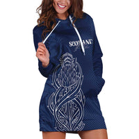 Scotland Rugby Personalized Hoodie Dress Thistle Royal Style