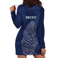Scotland Rugby Personalized Hoodie Dress Thistle Royal Style