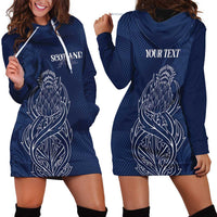 Scotland Rugby Personalized Hoodie Dress Thistle Royal Style