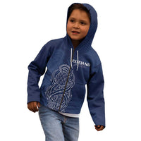 Scotland Rugby Personalized Kid Hoodie Thistle Royal Style