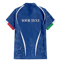 Italy Rugby Personalized Family Matching Mermaid Dress and Hawaiian Shirt Azzurro Savoia - Renaissance Inspired