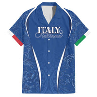 Italy Rugby Personalized Family Matching Puletasi and Hawaiian Shirt Azzurro Savoia - Renaissance Inspired
