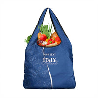 Italy Rugby Personalized Grocery Bag Azzurro Savoia - Renaissance Inspired