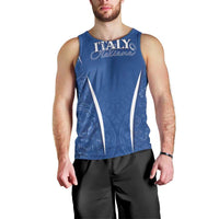 Italy Rugby Personalized Men Tank Top Azzurro Savoia - Renaissance Inspired