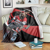 Canada Hockey Personalized Blanket Go Canada Go