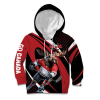 Canada Hockey Personalized Kid Hoodie Go Canada Go