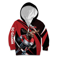 Canada Hockey Personalized Kid Hoodie Go Canada Go