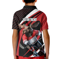 Canada Hockey Personalized Kid Polo Shirt Go Canada Go