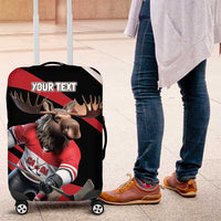 Canada Hockey Personalized Luggage Cover Go Canada Go
