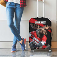 Canada Hockey Personalized Luggage Cover Go Canada Go