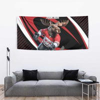 Canada Hockey Personalized Tapestry Go Canada Go