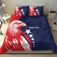 USA Hockey Personalized Eagle Bedding Set Shoot For The Stars