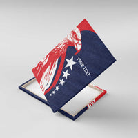 USA Hockey Personalized Eagle Canvas Wall Art Shoot For The Stars