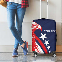 USA Hockey Personalized Eagle Luggage Cover Shoot For The Stars