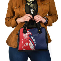 USA Hockey Personalized Eagle Shoulder Handbag Shoot For The Stars