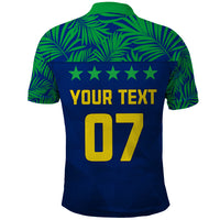 Personalised Brazil Football Polo Shirt Women's WC 2023 Selecao - Wonder Print Shop
