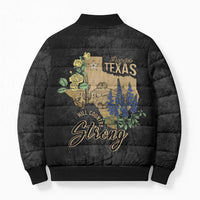 Pray for Texas Bomber Puffer Jacket Hill Country Strong - Wonder Print Shop