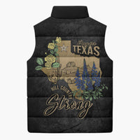 Pray for Texas Sleeveless Puffer Jacket Hill Country Strong - Wonder Print Shop