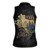 Pray for Texas Women Sleeveless Polo Shirt Hill Country Strong - Wonder Print Shop