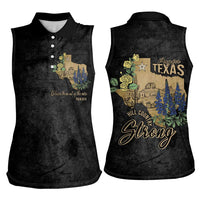 Pray for Texas Women Sleeveless Polo Shirt Hill Country Strong - Wonder Print Shop