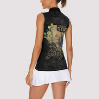 Pray for Texas Women Sleeveless Polo Shirt Hill Country Strong - Wonder Print Shop