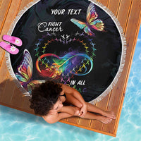 Fight Cancer In All Colors Beach Blanket Whimsical Butterflies LT7 - Wonder Print Shop
