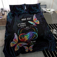 Fight Cancer In All Colors Bedding Set Whimsical Butterflies LT7 - Wonder Print Shop
