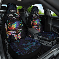 Fight Cancer In All Colors Car Seat Cover Whimsical Butterflies LT7 - Wonder Print Shop