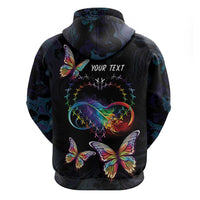 Fight Cancer In All Colors Hoodie Whimsical Butterflies - Wonder Print Shop