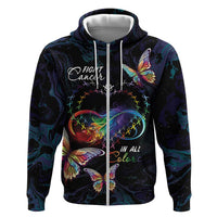 Fight Cancer In All Colors Hoodie Whimsical Butterflies - Wonder Print Shop