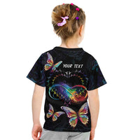 Fight Cancer In All Colors Kid T Shirt Whimsical Butterflies - Wonder Print Shop