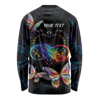 Fight Cancer In All Colors Long Sleeve Shirt Whimsical Butterflies - Wonder Print Shop