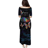 Fight Cancer In All Colors Puletasi Whimsical Butterflies - Wonder Print Shop