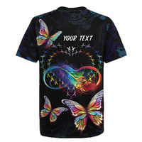 Fight Cancer In All Colors Rugby Jersey Whimsical Butterflies - Wonder Print Shop