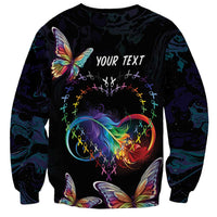 Fight Cancer In All Colors Sweatshirt Whimsical Butterflies - Wonder Print Shop