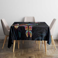 Fight Cancer In All Colors Tablecloth Whimsical Butterflies - Wonder Print Shop