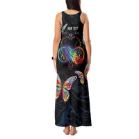 Fight Cancer In All Colors Tank Maxi Dress Whimsical Butterflies - Wonder Print Shop